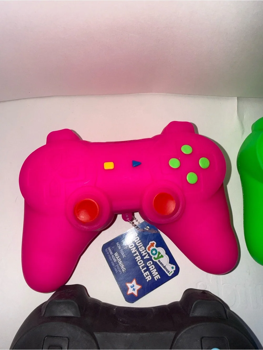 Toy Mendous Squishy Game Controller Bundle Lot Of 4 Brand NewPink, Green,Black,B